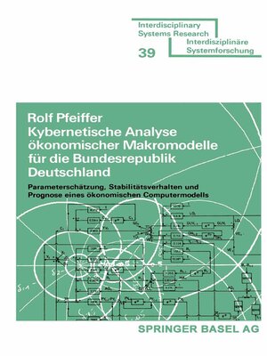 cover image of Kybernetische Analyse ökonomischer Makromodelle für die Bundesrepublik Deutschland